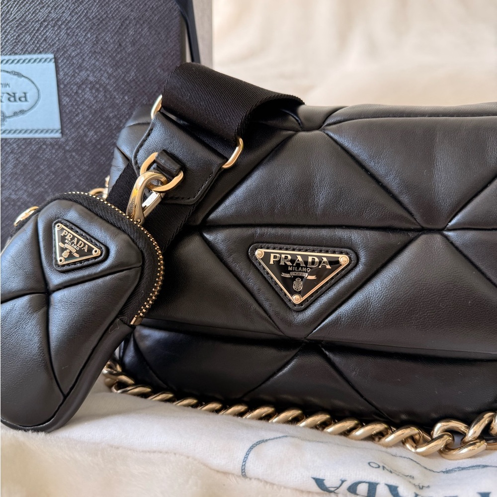 Prada System Nappa Leather Patchwork Bag - image 2